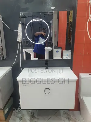 Cabinet Basin With Led Mirror - 80cm