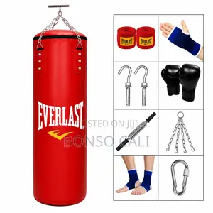 Everlast Boxing Sandbag Set With Full Accessories