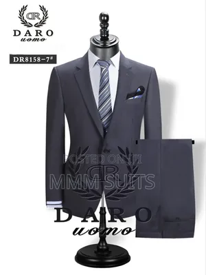 Official Quality Men Suit in Gray