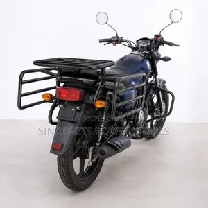Adjustable 5-Bar Motorcycle Cargo Rack Heavy Duty Steel