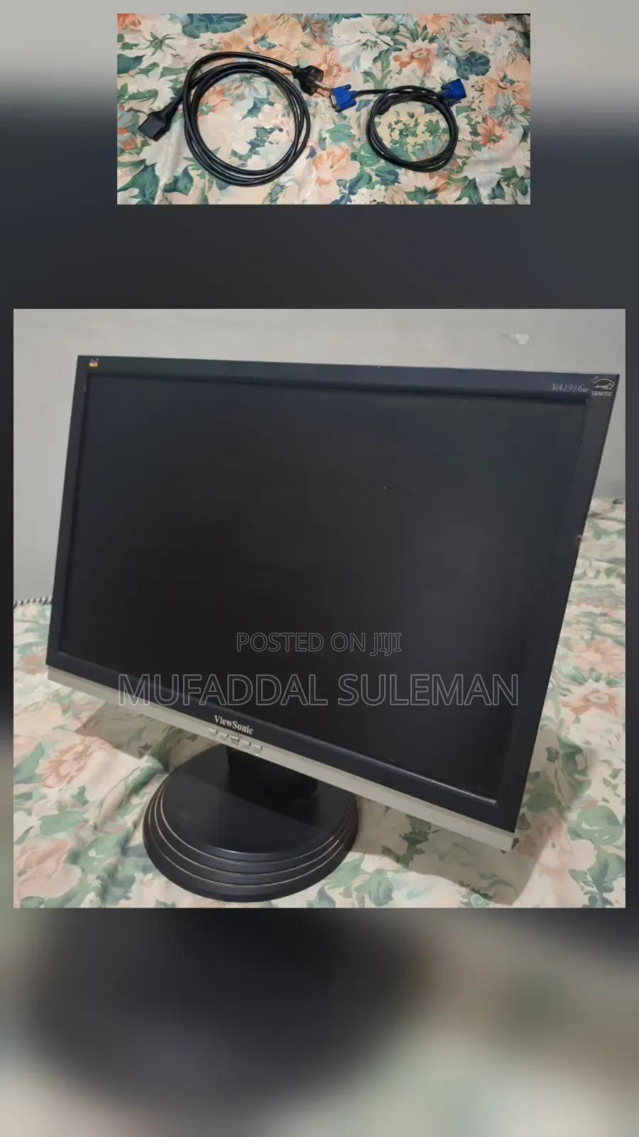 View Sonic Computer Monitor,Free VGA Cable
