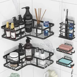 Bathroom Corner Shelves – Space-Saving Storage Rack