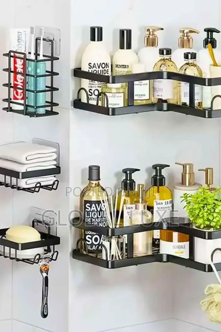 Bathroom Corner Shelves – Space-Saving Storage Rack