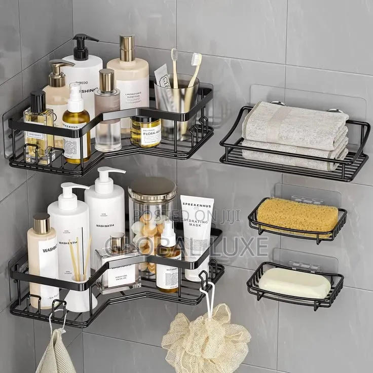 Bathroom Corner Shelves – Space-Saving Storage Rack