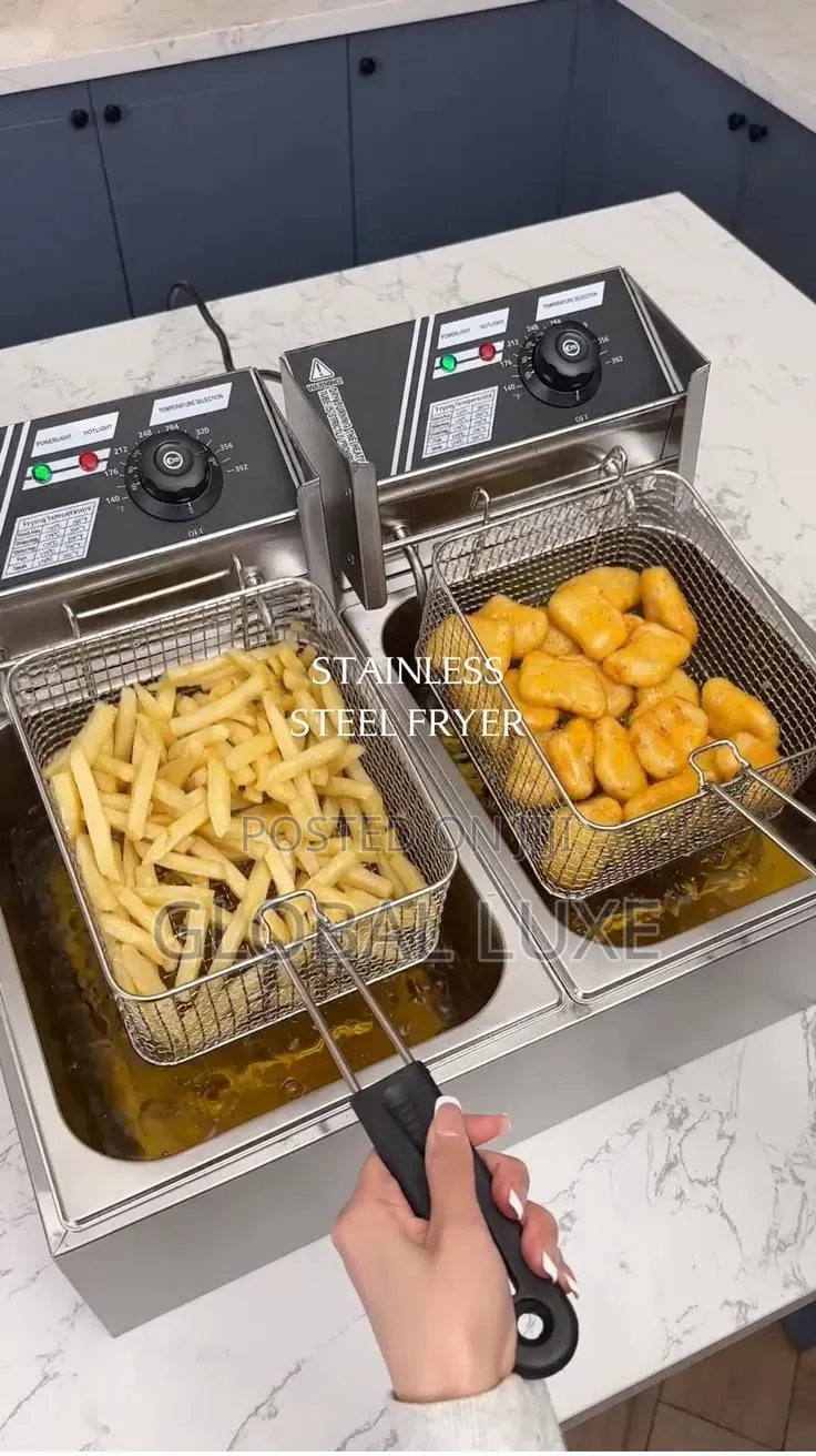 Double Deep Fryer – Dual Basket Electric Frying Machine