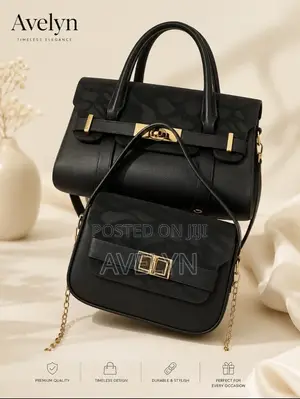 Gift-Ready 2-Piece Ladies Handbag Set