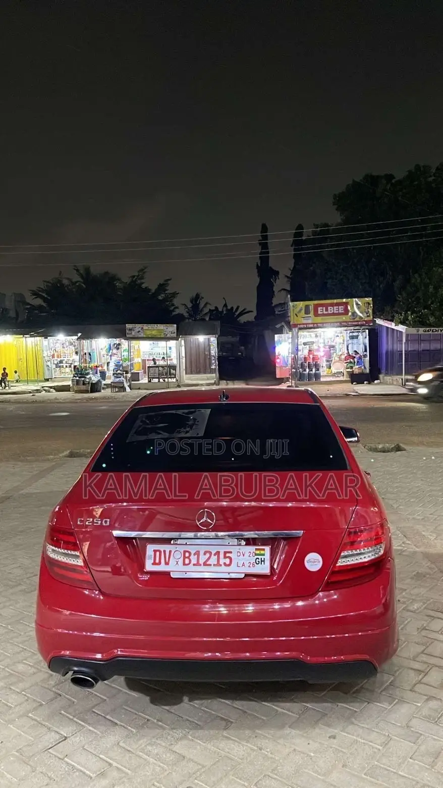 Mercedes-Benz C250 2014 Red