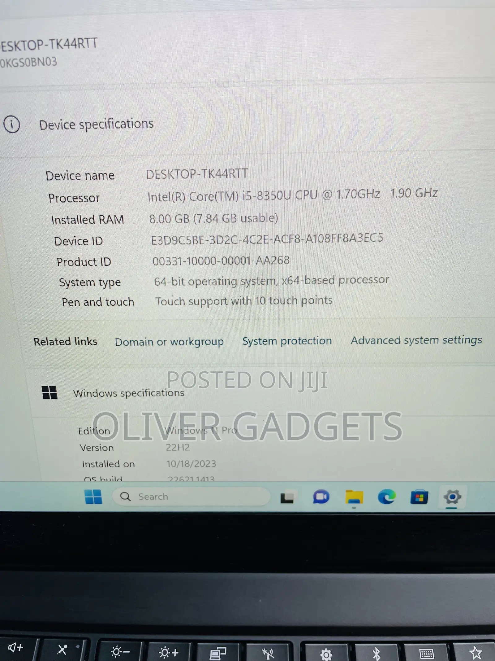 Laptop Lenovo ThinkPad X1 Carbon 8GB Intel Core i5 SSD 256GB