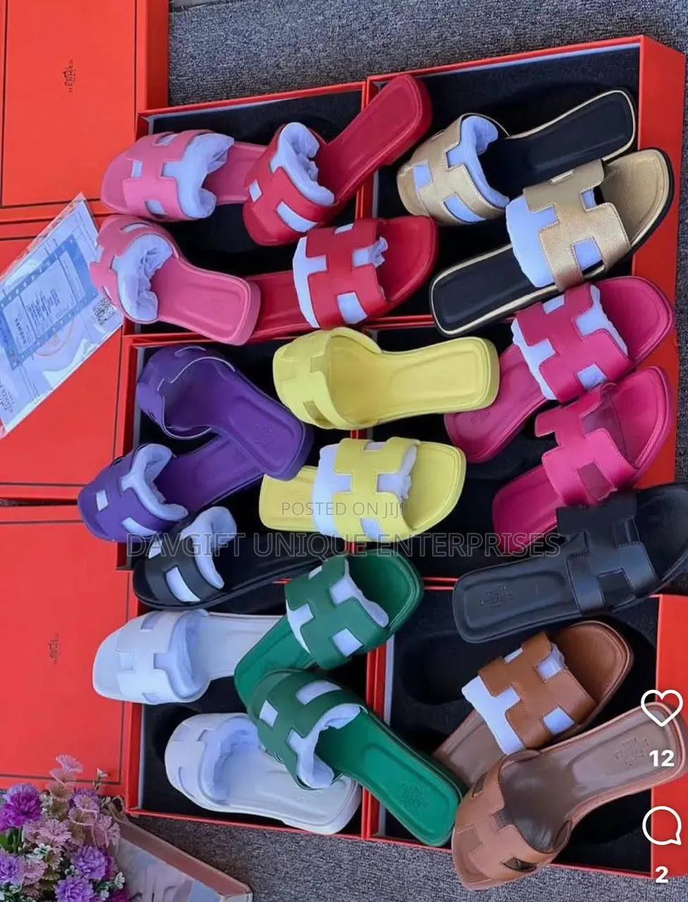 Ladies Original Hermes Slippers