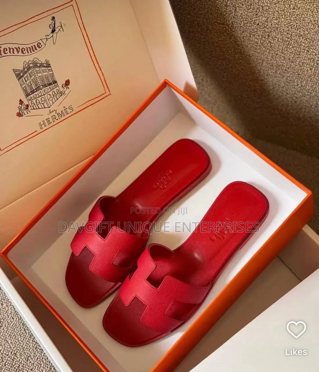 Ladies Original Hermes Slippers