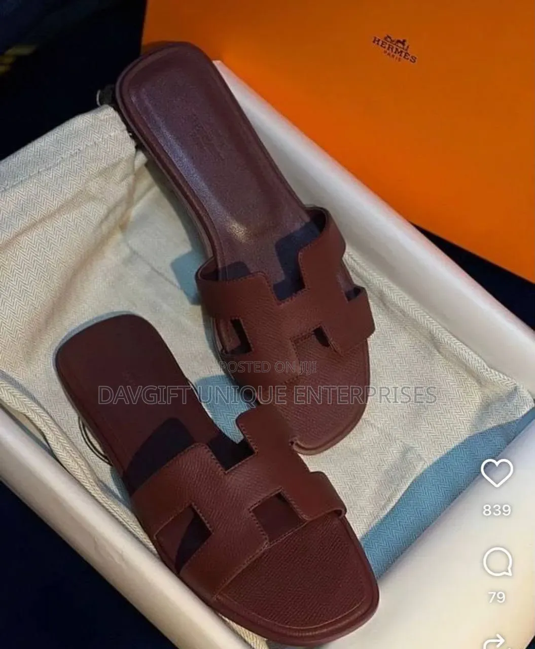 Ladies Original Hermes Slippers