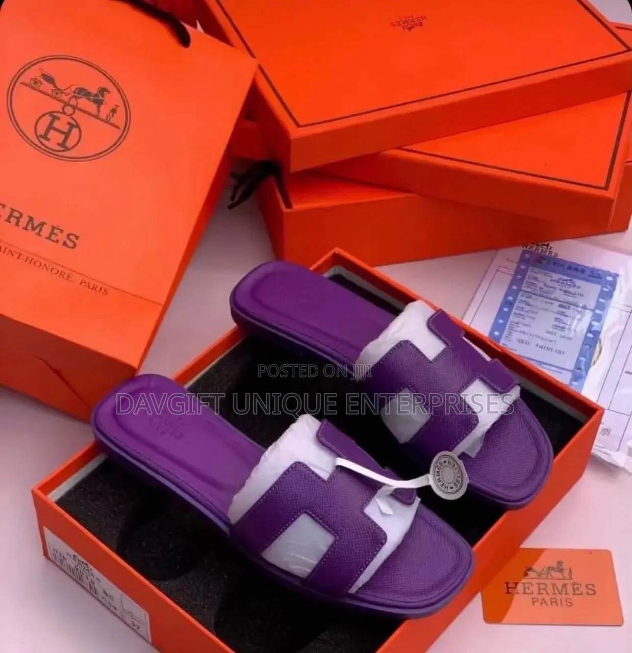 Ladies Original Hermes Slippers