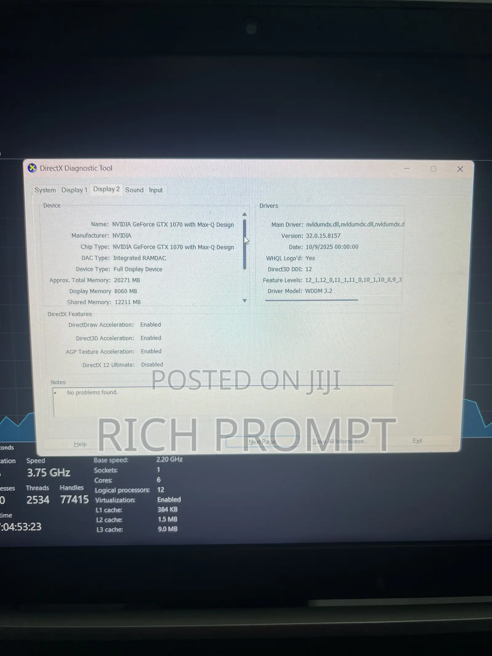 Laptop Sager NP8375 24GB Intel Core i7 SSD 1T