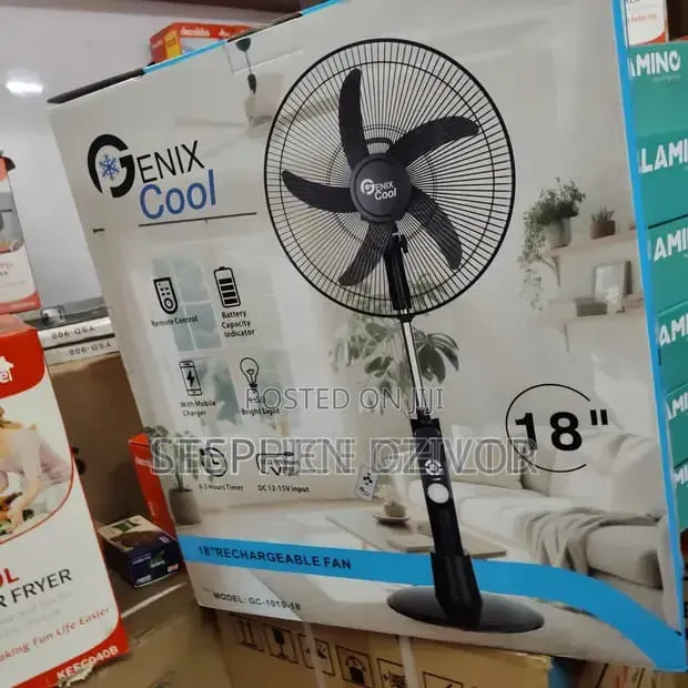 Rechargeable Fan Light