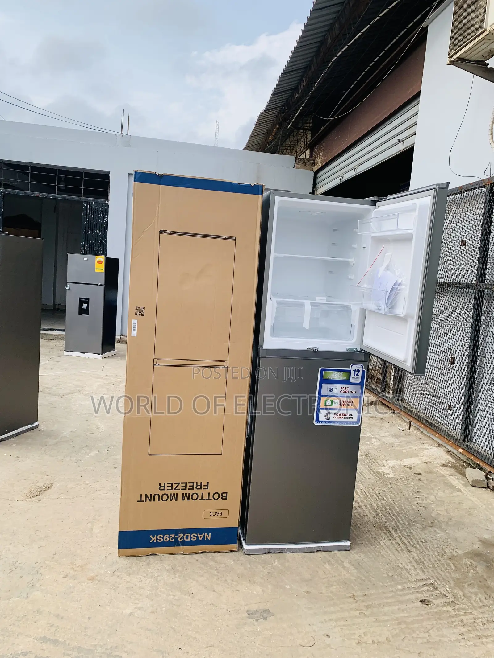 Text Us for Nasco 251 LTRS Double Door Bottom Mount Fridge( NASD2-29SK
