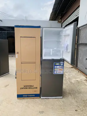 Get a New Nasco 251 LTRS Double Door Bottom Mount Fridge( NASD2-29SK)