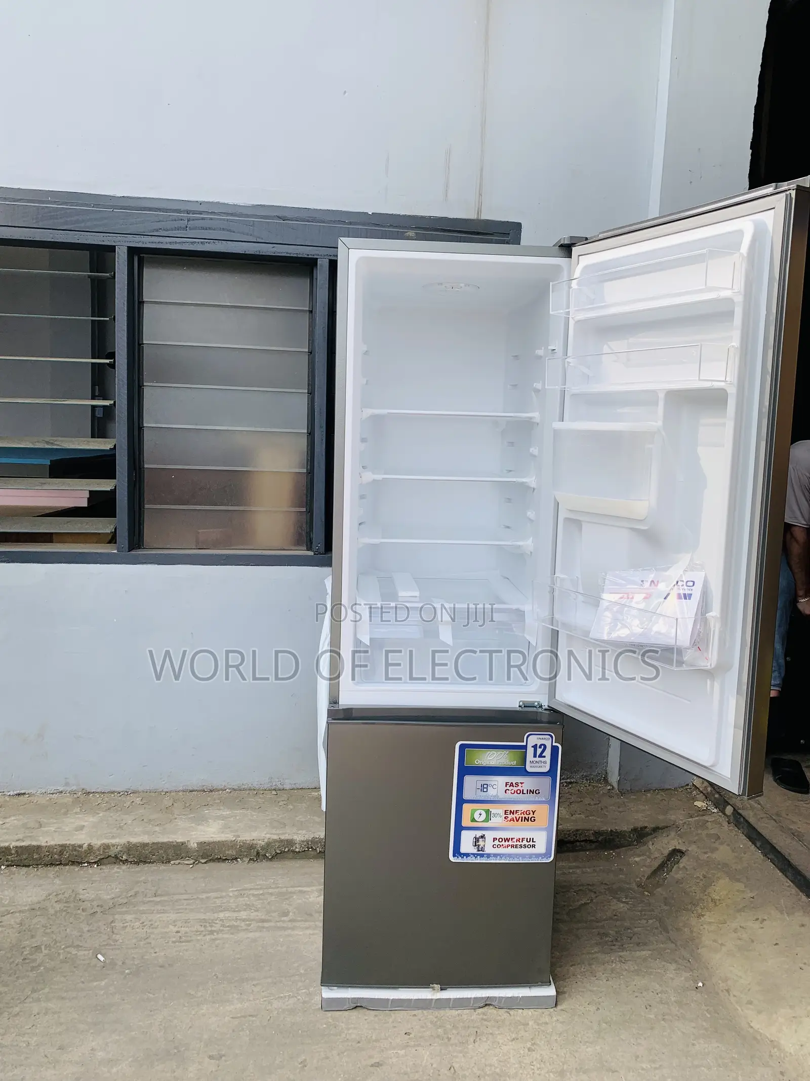 Purchase the New Nasco 297ltr Bottom Freezer Fridge [NASD2 -36wd]