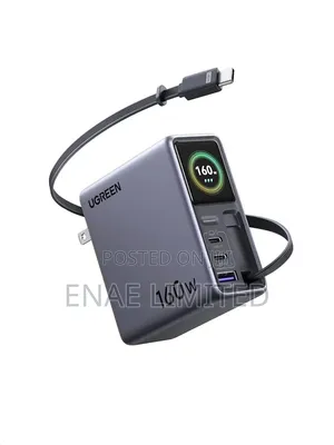 Ugreen Nexode Pro 160w Charger With Retractable Cable