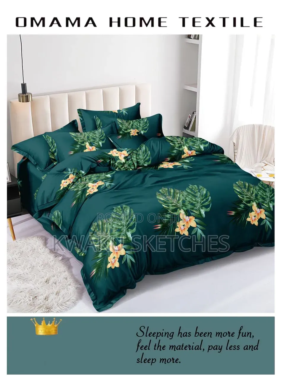 3 Pieces Sheet Set : 1 Bedsheet + 3 Pillow Cases Set