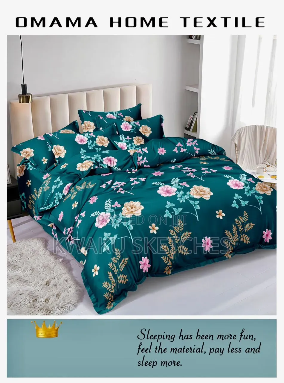 3 Pieces Sheet Set : 1 Bedsheet + 3 Pillow Cases Set
