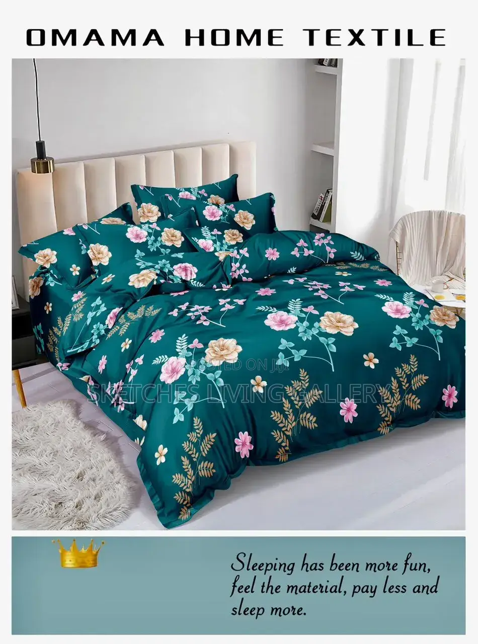 3 Pieces Sheet Set : 1 Bedsheet + 3 Pillow Cases Set