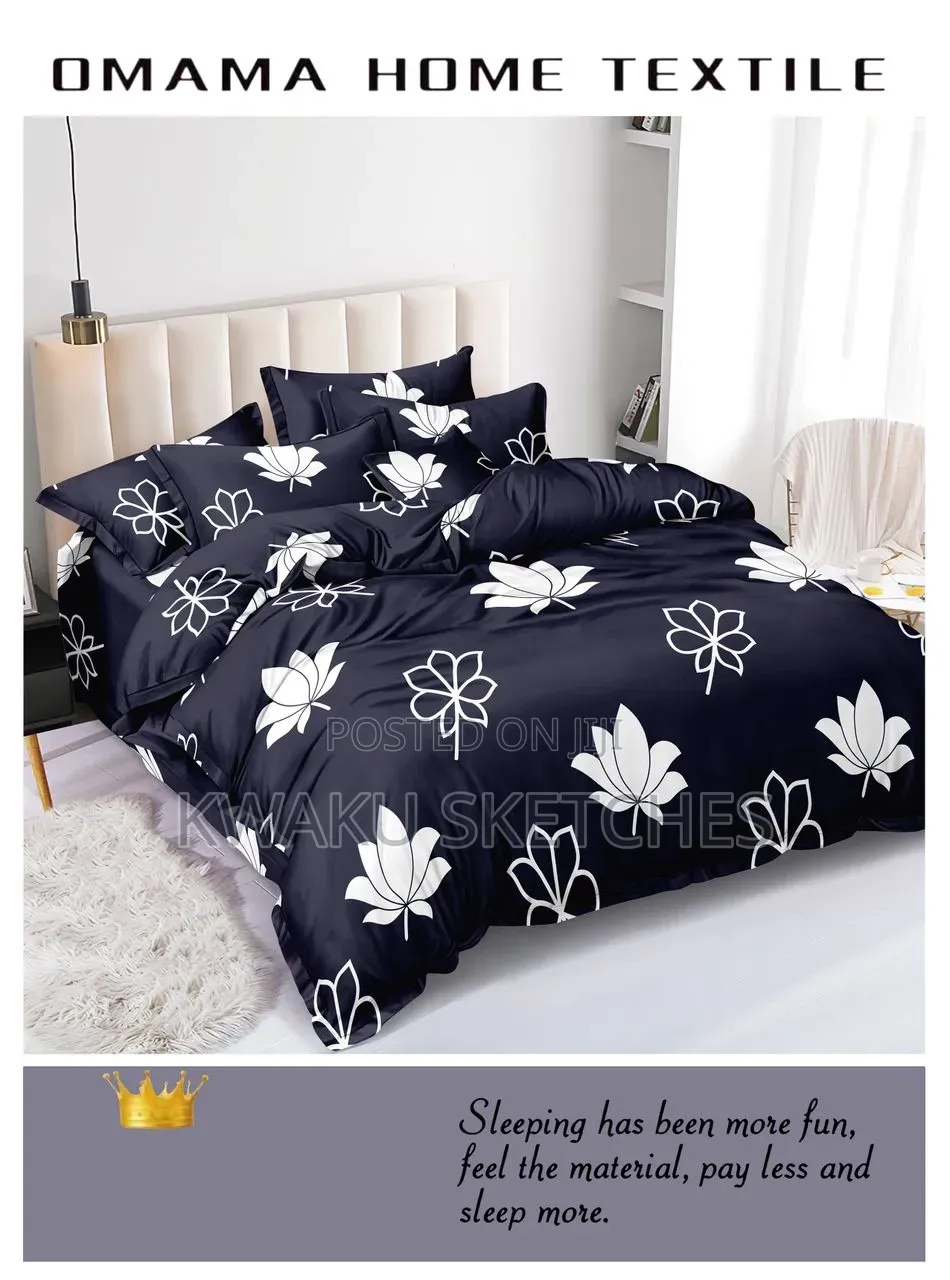 Deluxe Home Bedding Set - 1 Bedsheet 3 Pillow Cases