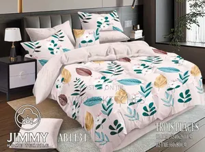 Deluxe Home Bedding Set - 1 Bedsheet 3 Pillow Cases