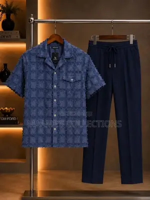 Men's Stylish 2-Piece Set - Top and Down Set