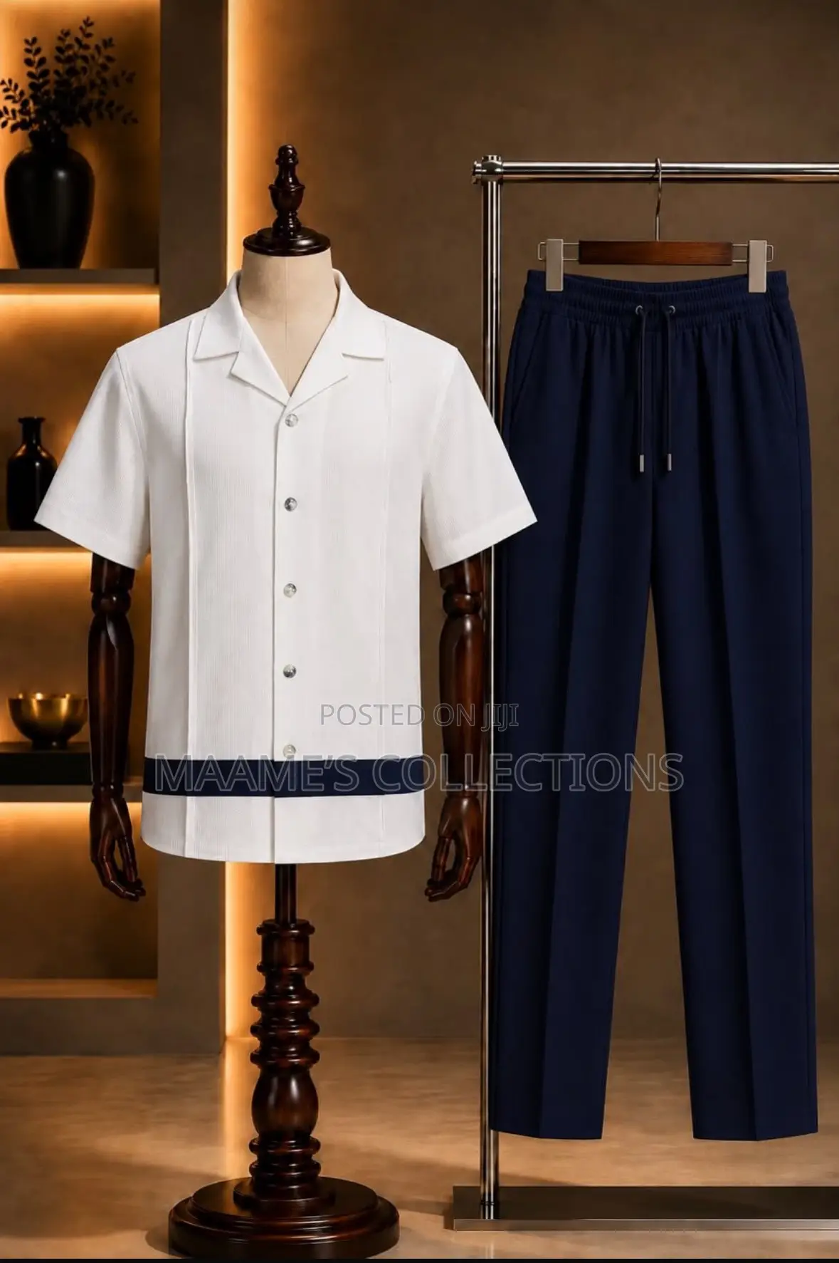 Men's Stylish 2-Piece Set - Top and Down Set