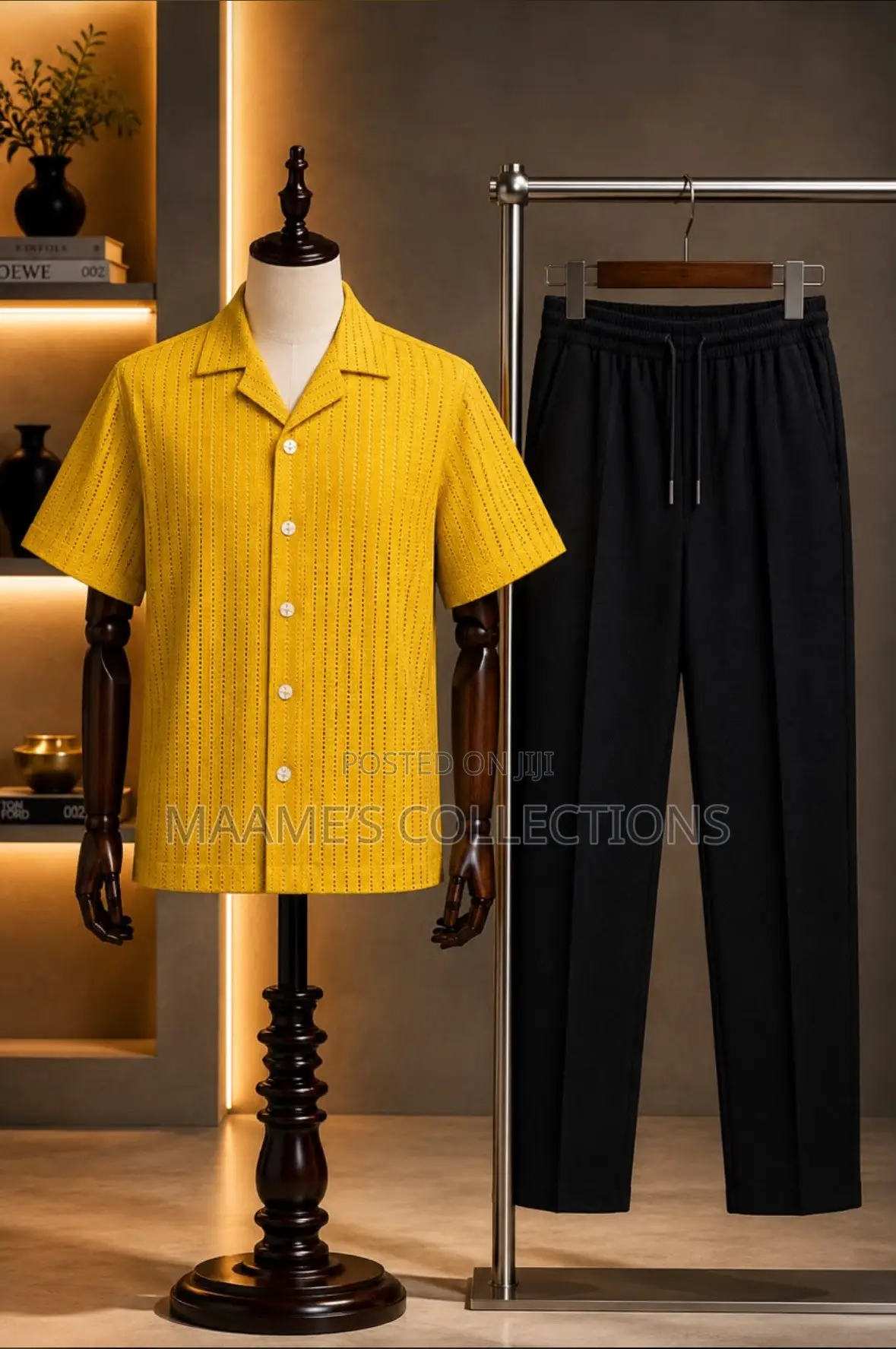 Men's Stylish 2-Piece Set - Top and Down Set