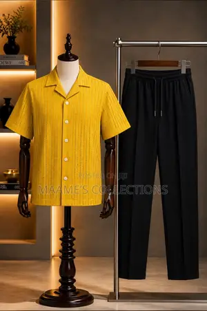 Men's Stylish 2-Piece Set - Top and Down Set