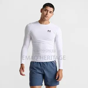 Under Armour Long Sleeve Compression Shirt - White