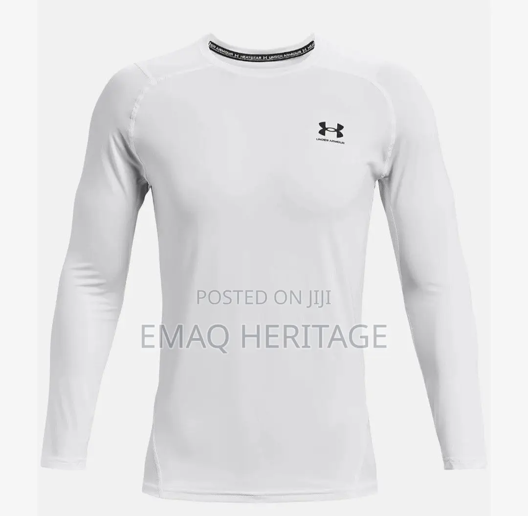 Under Armour Long Sleeve Compression Shirt - White