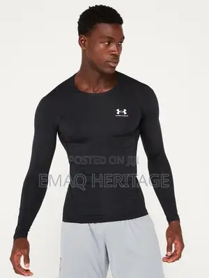 Under Armour Long Sleeve Compression Shirt - Black