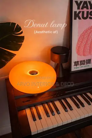 Donut Mushroom Lamps