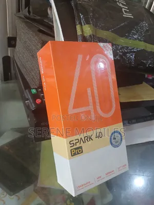 New Tecno Spark 40 Pro 256 GB