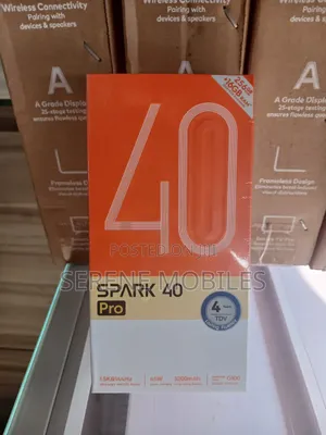 New Tecno Spark 40 Pro 256 GB