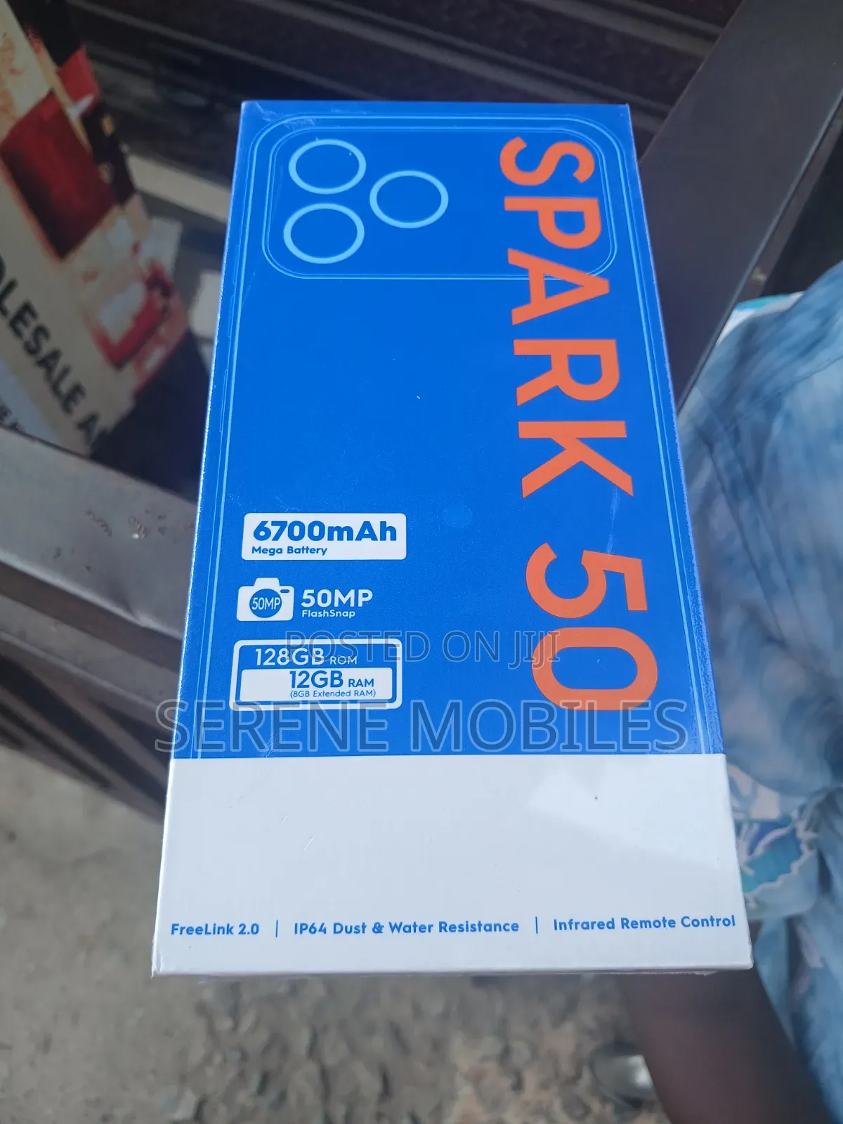 New Tecno Spark 50 5G 128 GB Black
