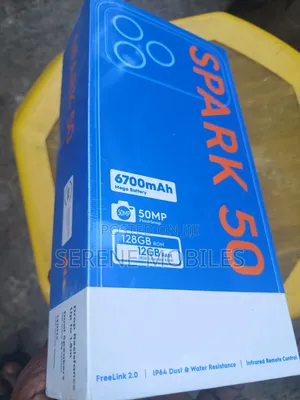 New Tecno Spark 50 5G 128 GB Black
