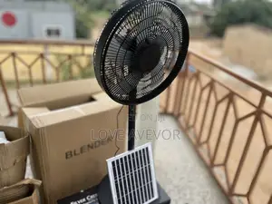 Rechargeable Fan With Solar Panel
