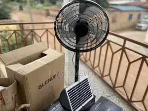 Rechargeable Fan With Solar Panel