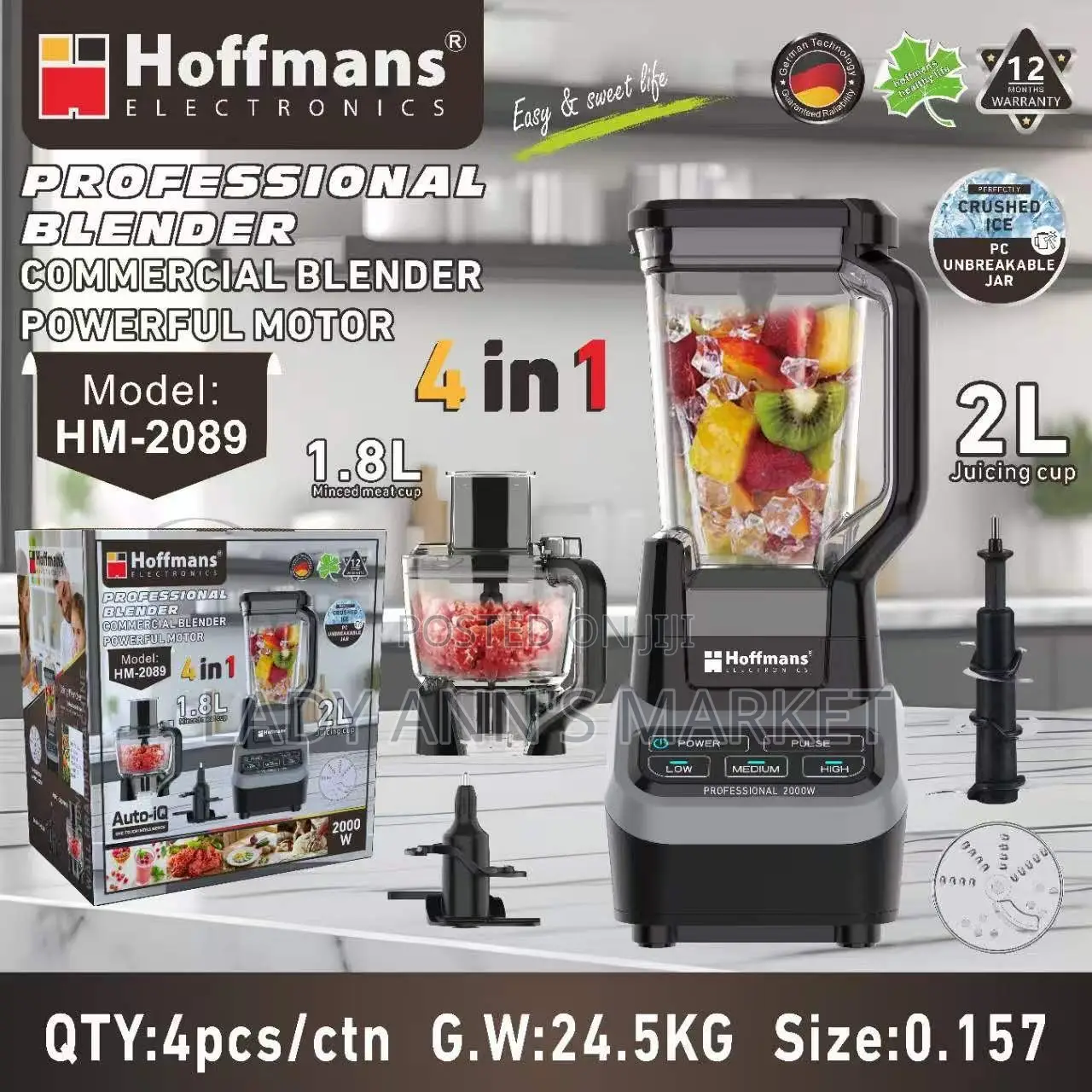 4 in 1 Hoffman Professional Blender