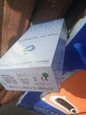 New Tecno Camon 40 Pro 5G 256 GB Black