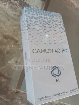 New Tecno Camon 40 Pro 5G 256 GB Black