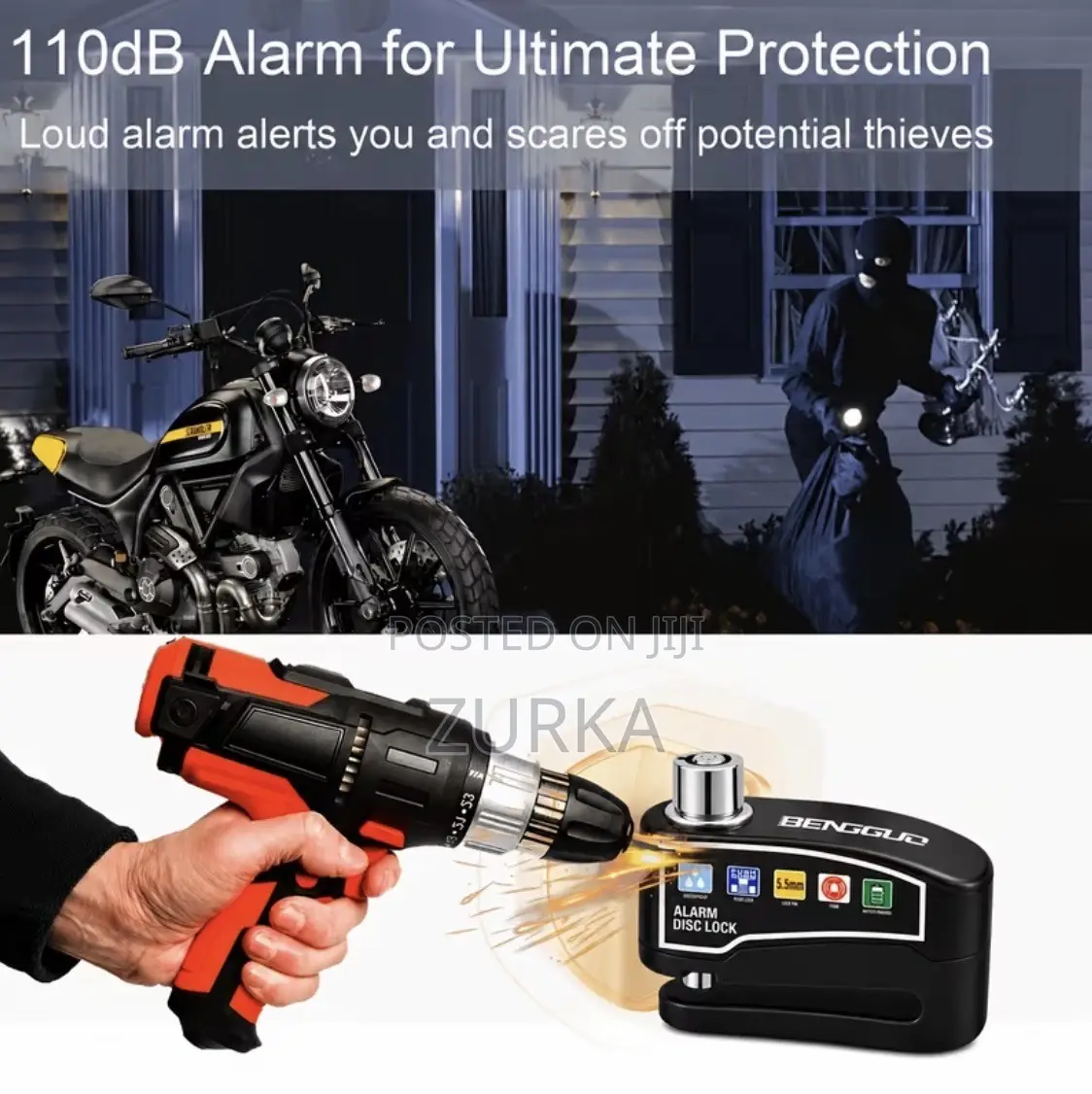Bike Alarm/ Disk Locker