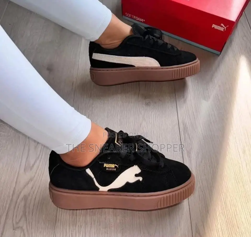 Puma Suede Platform XL "Black