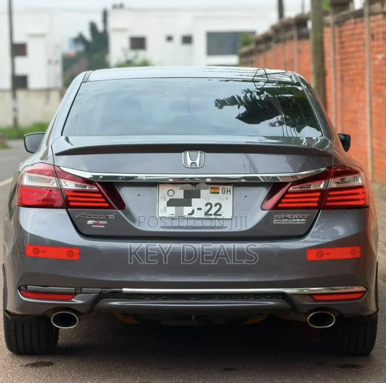 Honda Accord Sport 4dr Sedan FWD (2.4L 4cyl 2A) 2017 Gray