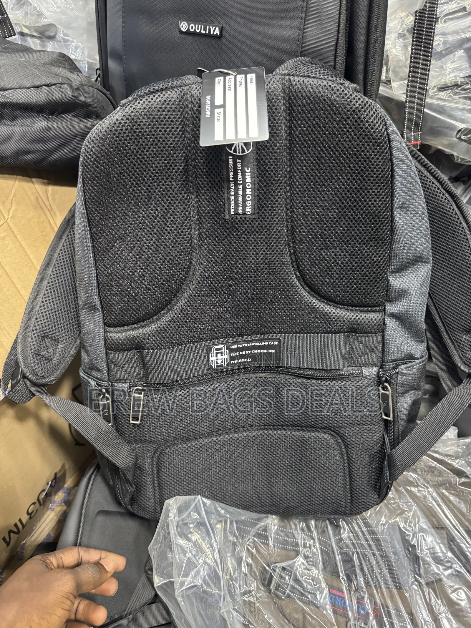 Premium Quality Suissewin Backpack Top Durability.