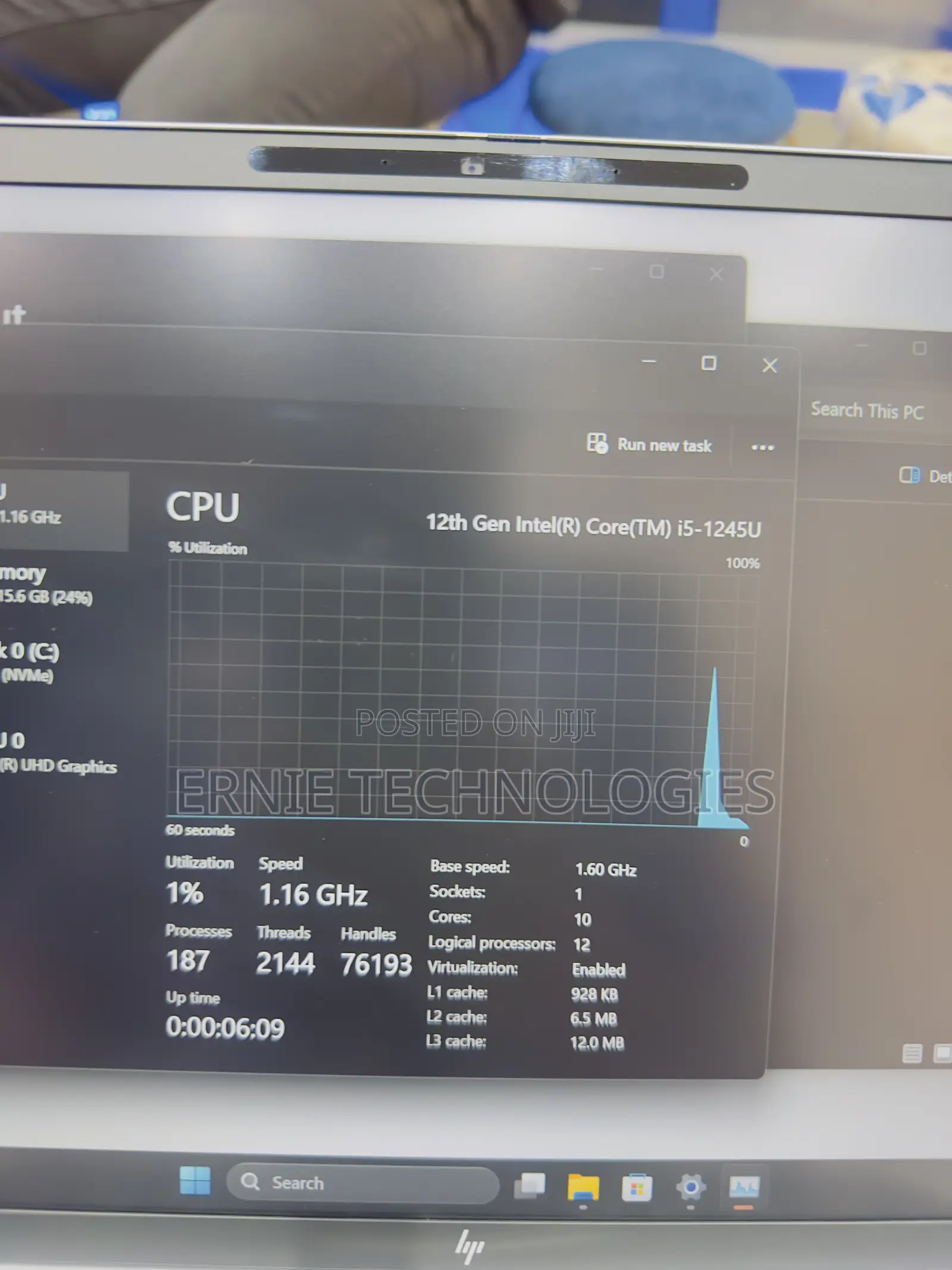 Laptop HP EliteBook 840 G9 16GB Intel Core i5 SSD 512GB