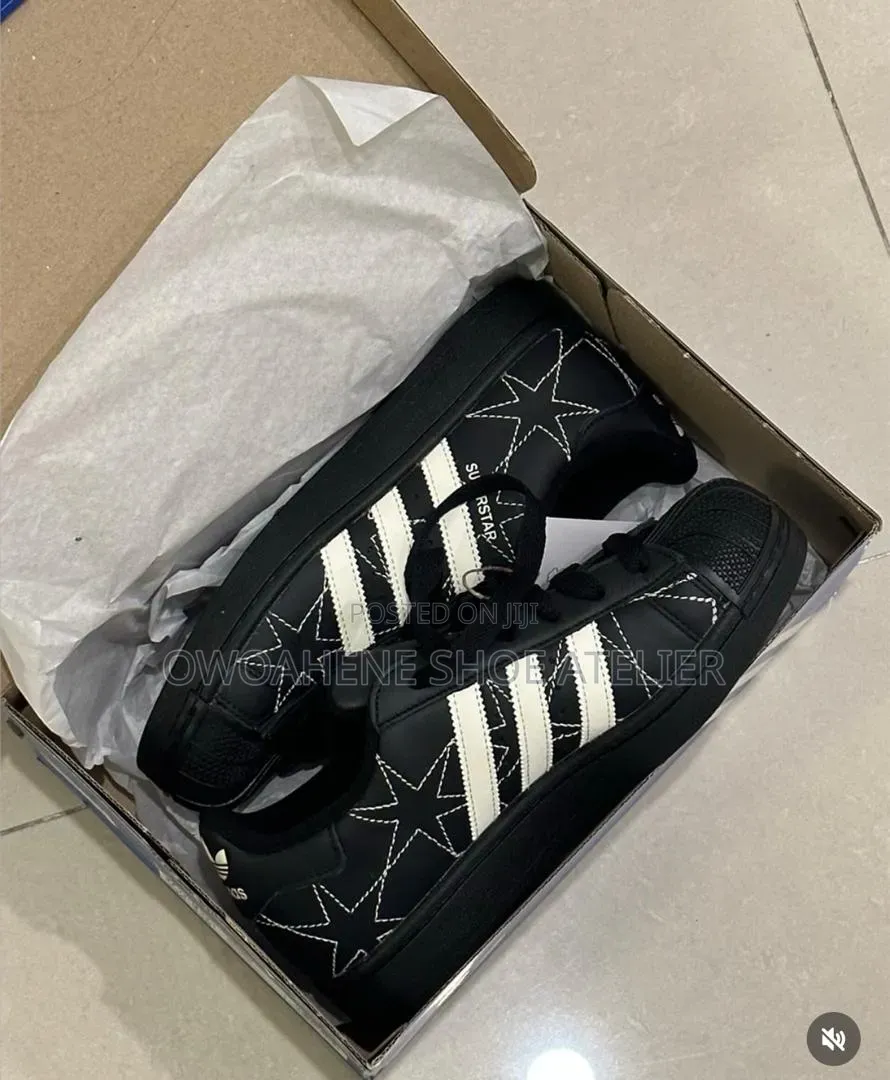 Adidas Superstar II Shoes With Star Stitch Detailing (Style Code